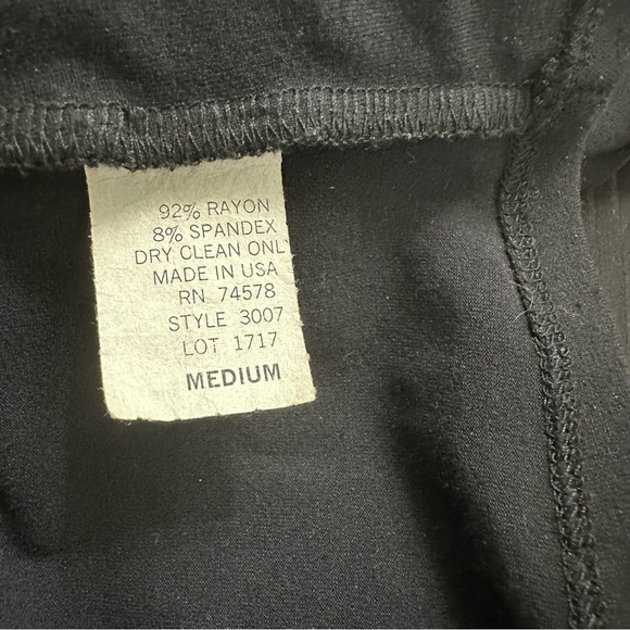 Vintage Cache Navy Blue V-Neck Top USA Rhinestones Medium July 4th EUC Made USA - Picture 5 of 8